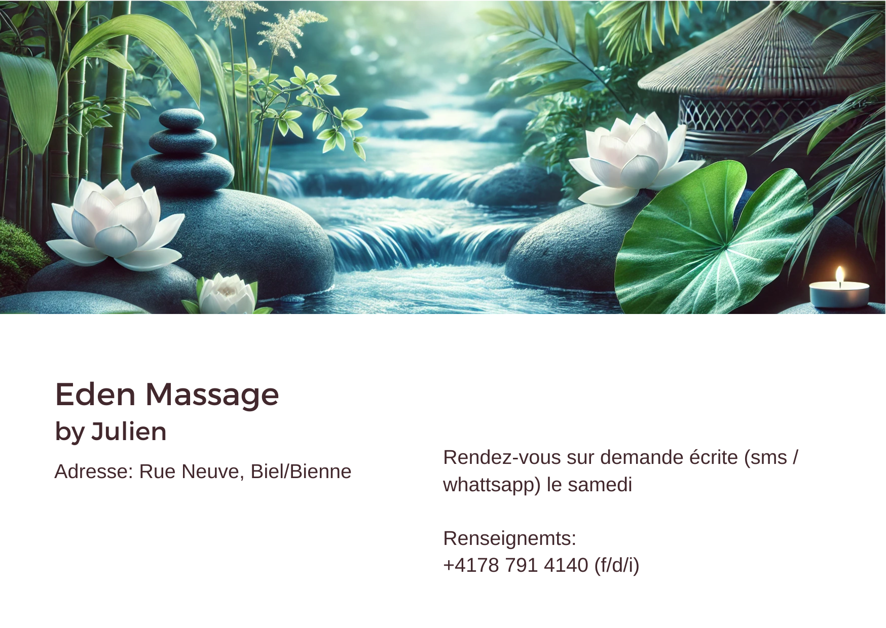 Eden Massage Julien